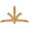 Ekena Millwork Davenport Rough Sawn Timber Gable Bracket, Western Red Cedar, 84"W x 49"H x 6"D x 6"F, 14/12 Pitch GBW084X49X0606DAV00RWR - alternate 1